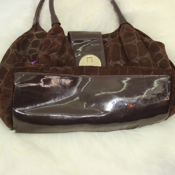 Kate Spade Brown Turnlock Shoulder Satchel - Picture 6 of 11